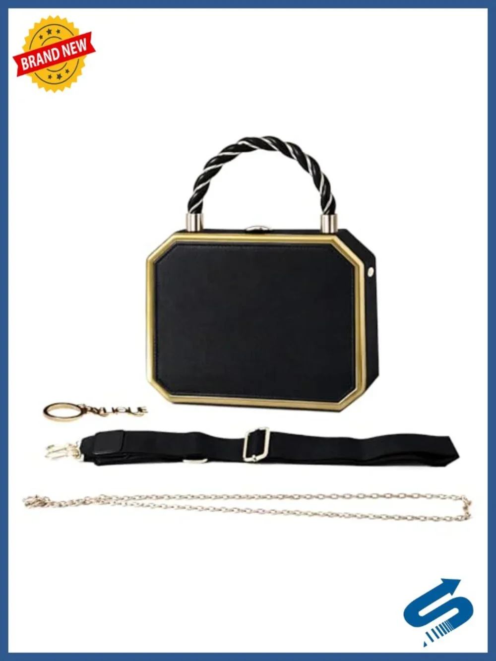 Faux Leather Crossbody Bag Women Trendy Shoulder Purse Sling